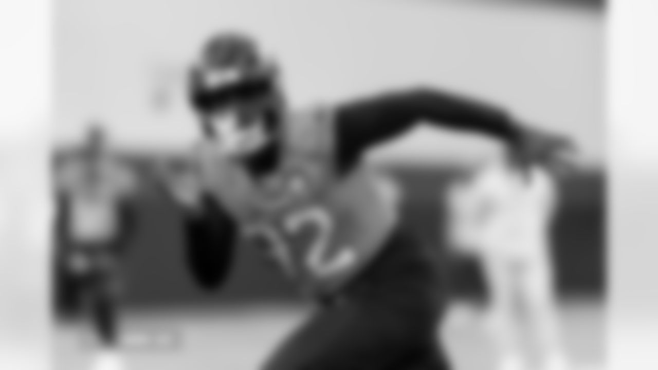 Dondrea Tillman during practice on Wednesday, December 3, 2025 at Broncos Park Powered by CommonSpirit in Englewood, Colorado.
Photo by Gabriel Christus / Denver Broncos