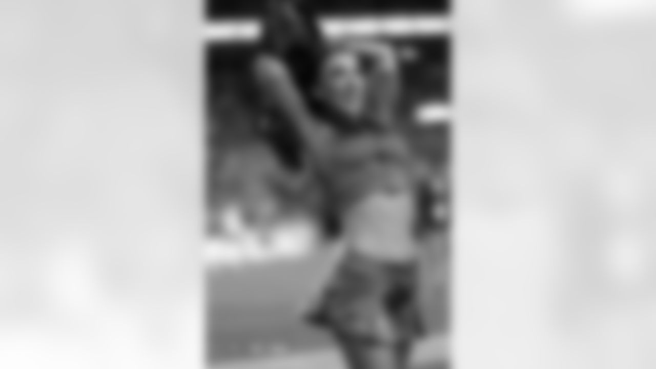 during the Broncos' Week 11 game against the Kansas City Chiefs at Empower Field at Mile High in Denver, Colorado on November 16, 2025. Photo by Adam Bratten / Denver Broncos