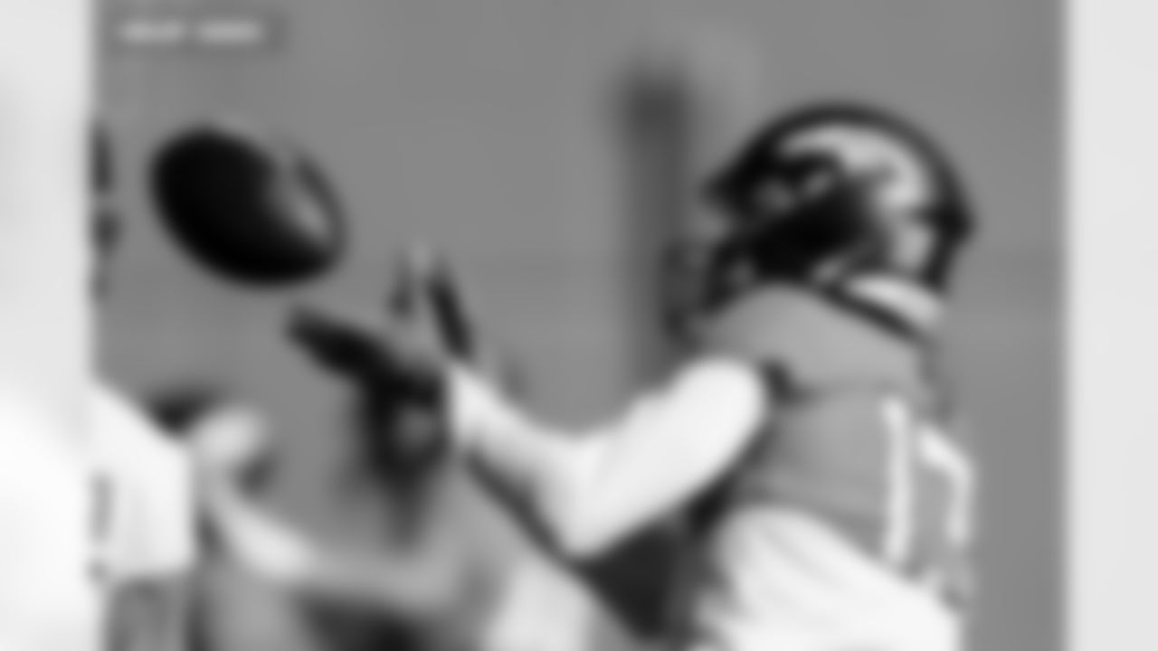 Pat Bryant during practice at Broncos Park Powered by CommonSpirit in Englewood, Colorado on January 15, 2026. Photo by Ben Swanson / Denver Broncos