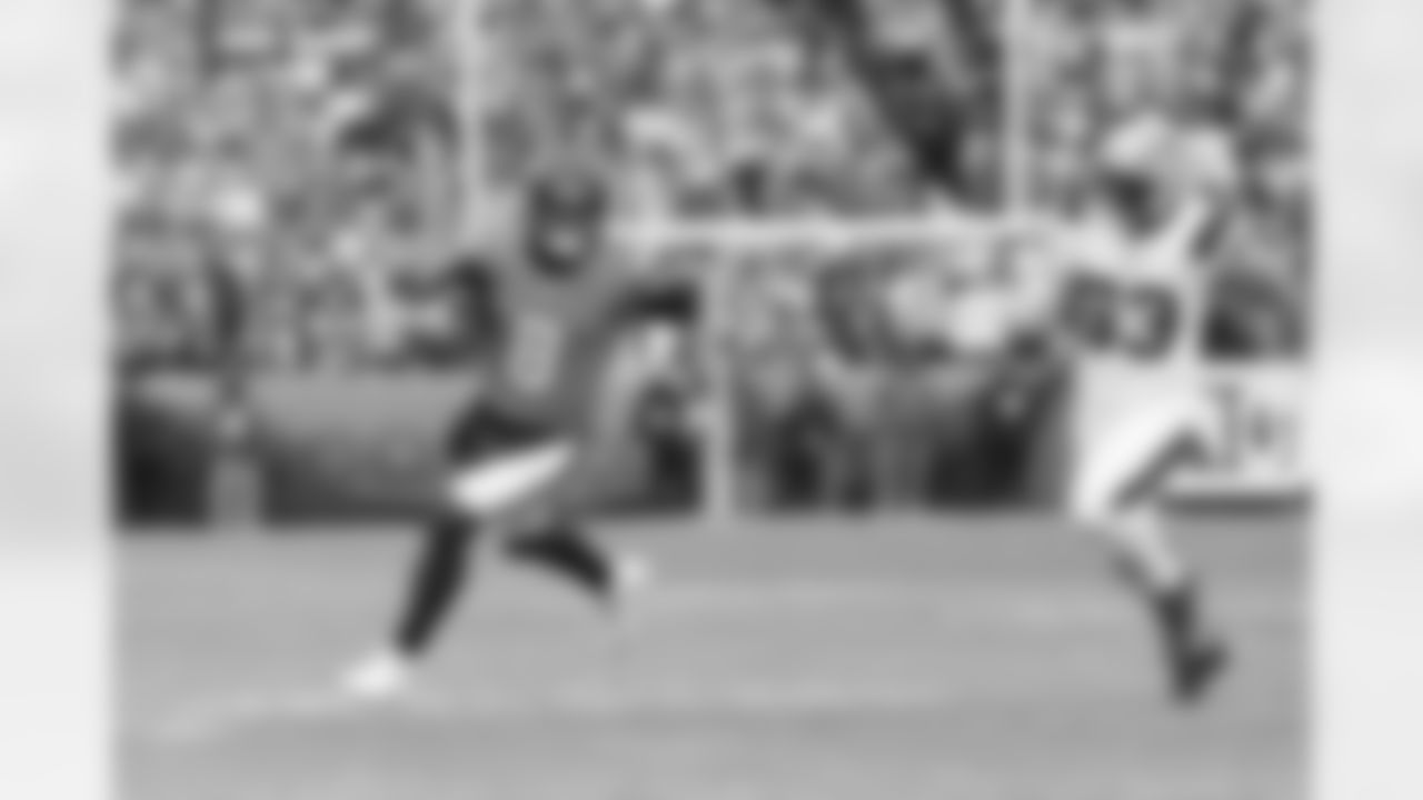 Jarrett Stidham (8) during the AFC Championship Game between the Denver Broncos and New England Patriots at Empower Field at Mile High in Denver, Colorado on January 25, 2026. Photo by Gabriel Christus / Denver Broncos