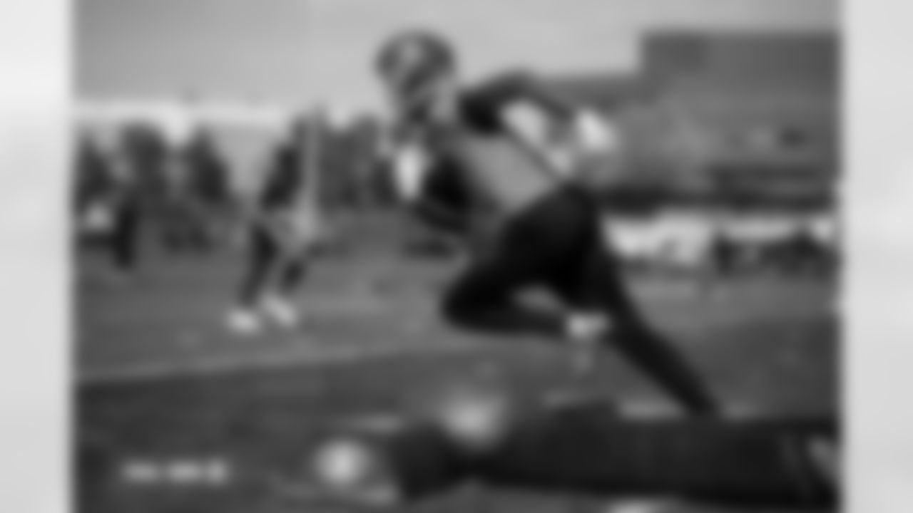 Troy Franklin during practice at Broncos Park Powered by CommonSpirit in Englewood, Colorado on October 23, 2025. Photo by Ben Swanson / Denver Broncos