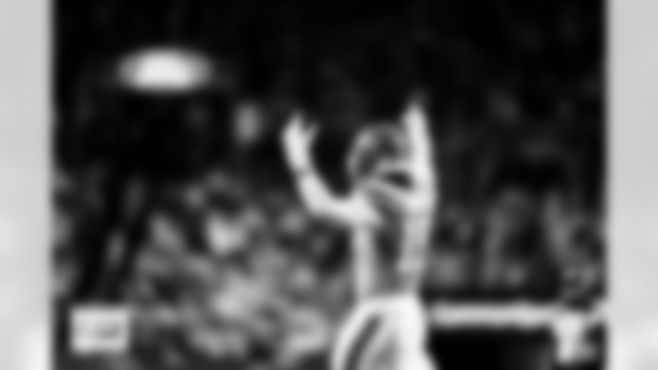 Denver Broncos linebacker Nik Bonitto (15) reacts after a play during the Broncos' Week 10 game against the Las Vegas Raiders at Empower Field at Mile High in Denver, Colorado on November 6, 2025. Photo by Gabriel Christus / Denver Broncos