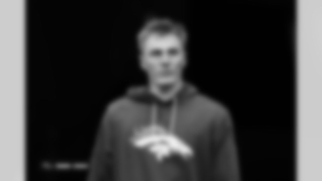 Bo Nix before the Broncos' Week 9 game against the Houston Texans at NRG Stadium in Houston, Texas on November 2, 2025. Photo by Gabriel Christus / Denver Broncos