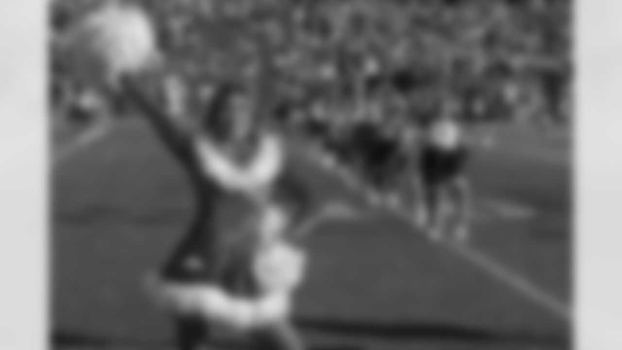 Denver Broncos Cheerleaders during the Broncos' Week 16 game against the Jacksonville Jaguars at Empower Field at Mile High in Denver, Colorado on December 21, 2025. Photo by Paul Cloud / Denver Broncos