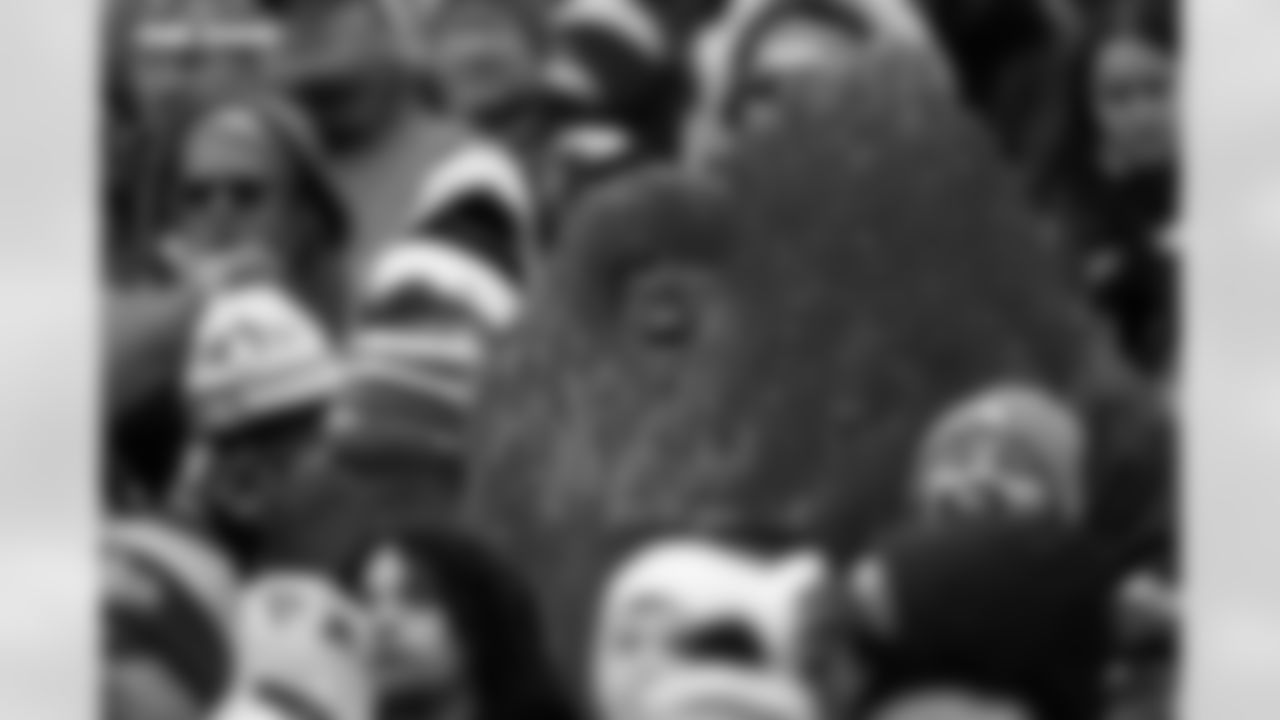 A Broncos fan during the AFC Championship Game between the Denver Broncos and New England Patriots at Empower Field at Mile High in Denver, Colorado on January 25, 2026. Photo by Gavin Liddell / Denver Broncos