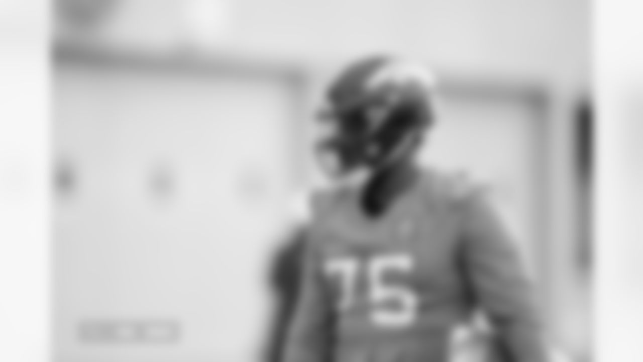 Geron Christian during practice at Broncos Park Powered by CommonSpirit in Englewood, Colorado on November 12, 2025. Photo by Gabriel Christus / Denver Broncos