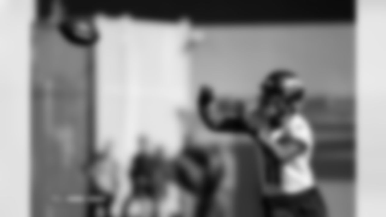 Troy Franklin during practice at Broncos Park Powered by CommonSpirit in Englewood, Colorado on October 29, 2025. Photo by Ben Swanson / Denver Broncos