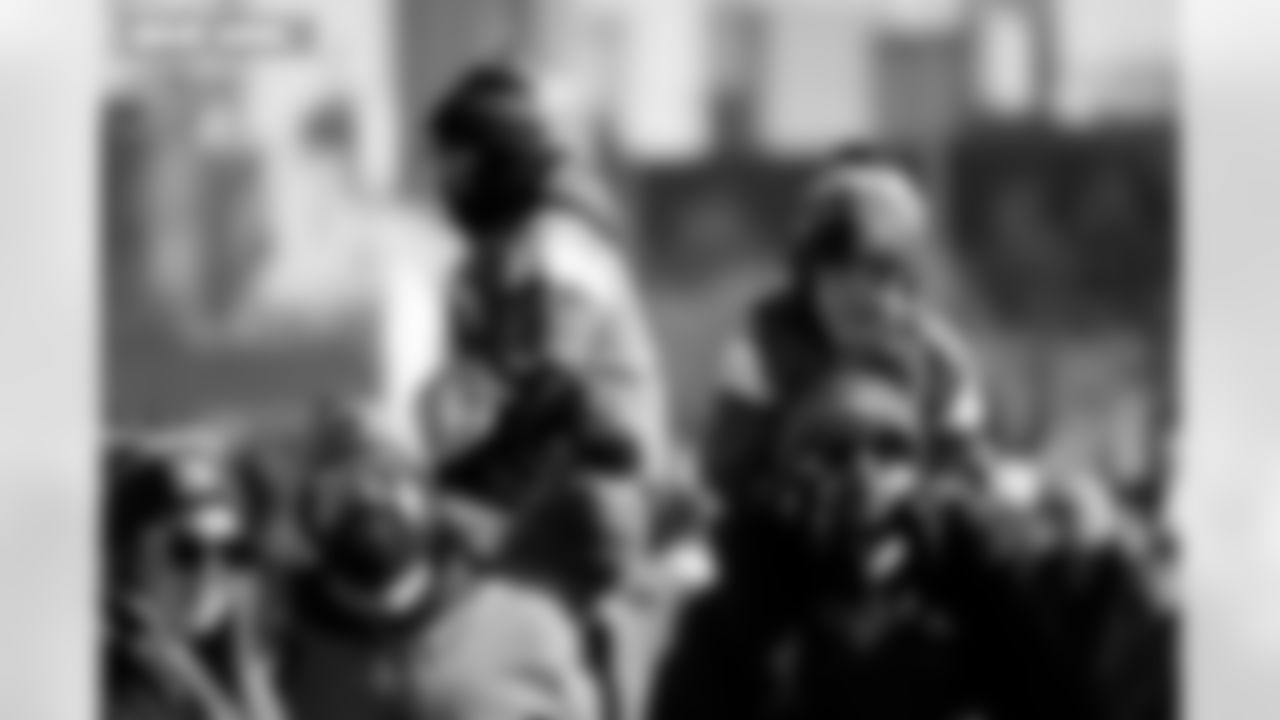 Fans before the Broncos' Divisional Round playoff game against the Buffalo Bills at Empower Field at Mile High in Denver, Colorado on January 17, 2026. Photo by Ben Swanson / Denver Broncos
