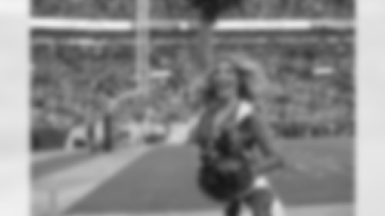 Denver Broncos Cheerleaders during the Broncos' Week 15 game against the Green Bay Packers at Empower Field at Mile High in Denver, Colorado on December 14, 2025. Photo by Paul Cloud / Denver Broncos