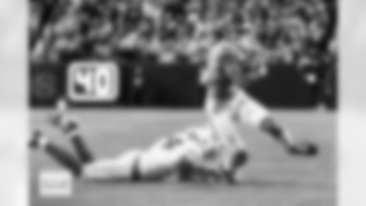 Denver Broncos wide receiver Pat Bryant (13) escapes a tackler during the Broncos' Week 18 game against the Los Angeles Chargers at Empower Field at Mile High in Denver, Colorado on January 4, 2026. Photo by Adam Bratten / Denver Broncos