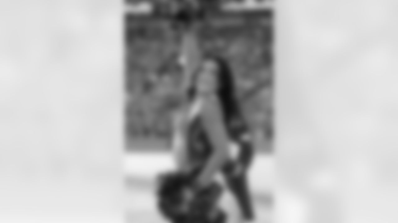 Denver Broncos Cheerleaders during the Broncos' Week 15 game against the Green Bay Packers at Empower Field at Mile High in Denver, Colorado on December 14, 2025. Photo by Paul Cloud / Denver Broncos