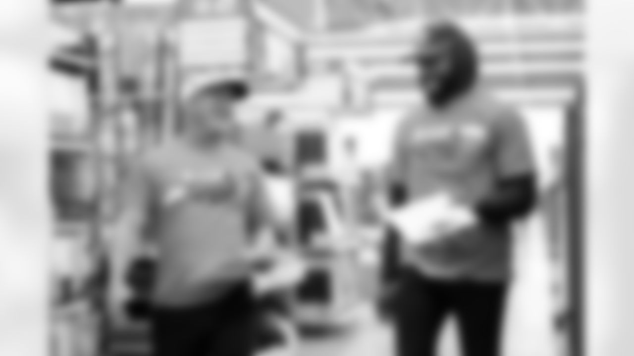 Children from the Denver Broncos Boys & Girls Club participate in a Shop with a Jock shopping spree with Broncos players, alumni and cheerleader alumni in Aurora, Colorado on December 2, 2025. Photo by Ben Swanson / Denver Broncos