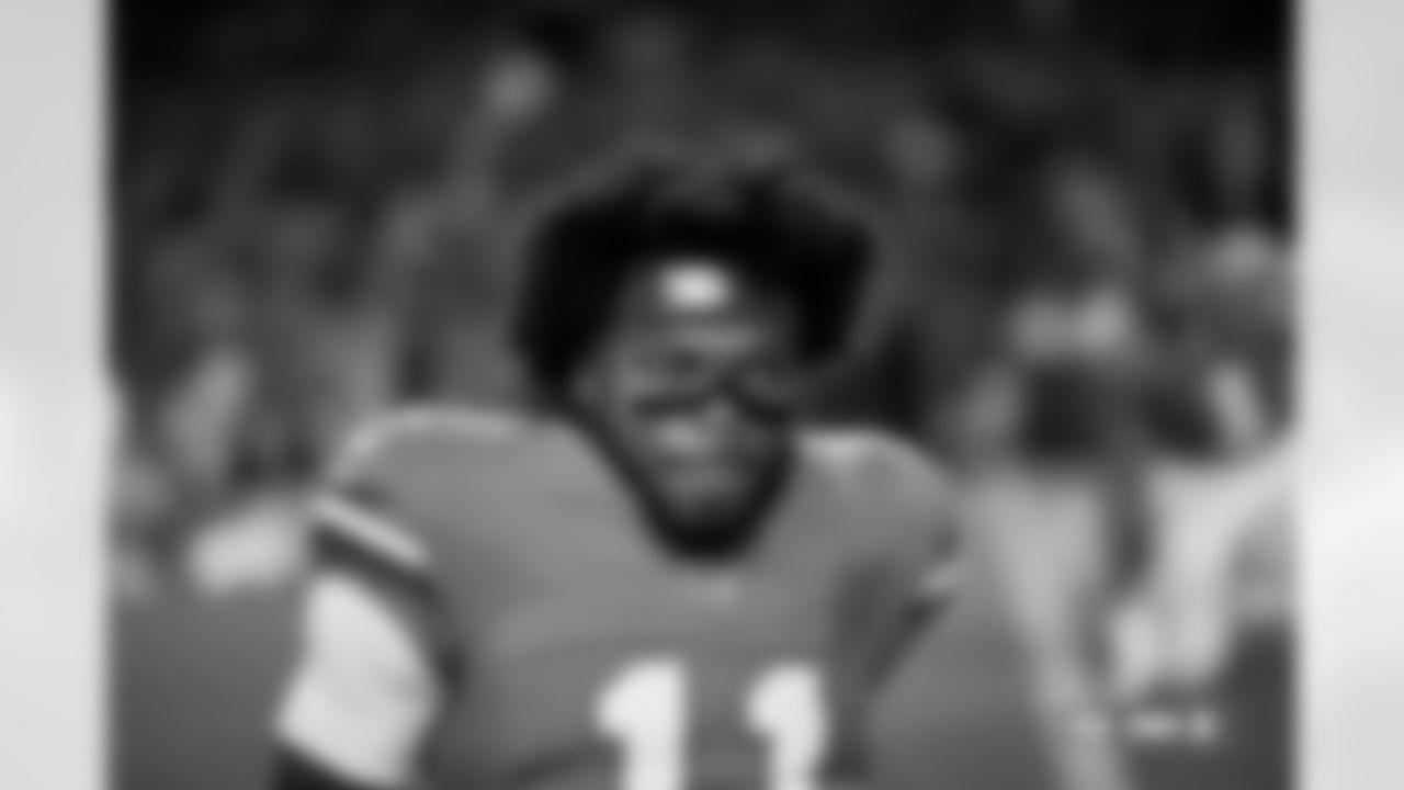 Denver Broncos wide receiver Troy Franklin (11) photographed on film during the Broncos' Week 10 game against the Las Vegas Raiders at Empower Field at Mile High in Denver, Colorado on November 7, 2025. Photo by Gabriel Christus / Denver Broncos