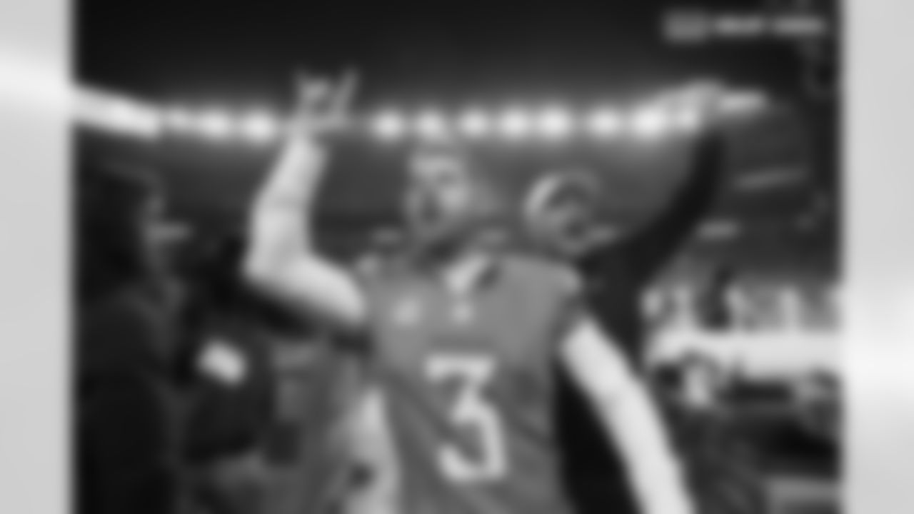 Wil Lutz (3) during the Broncos' Divisional Round playoff game against the Buffalo Bills at Empower Field at Mile High in Denver, Colorado on January 17, 2026. Photo by Ben Swanson / Denver Broncos