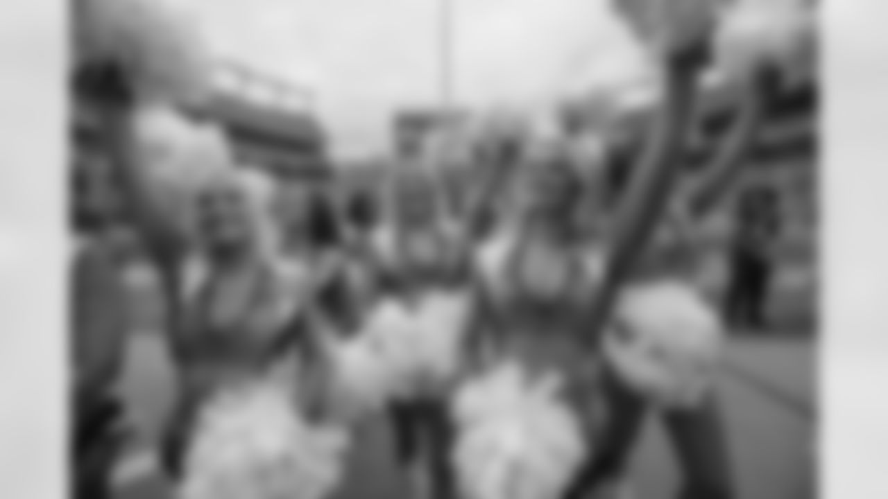 Denver Broncos Cheerleaders during the Broncos' Week 8 game against the Dallas Cowboys at Empower Field at Mile High in Denver, Colorado on October 26, 2025. Photo by Paul Cloud / Denver Broncos