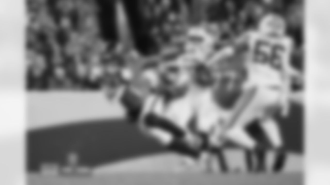 Evan Engram (1) during the Broncos' Week 15 game against the Green Bay Packers at Empower Field at Mile High in Denver, Colorado on December 14, 2025. Photo by Gavin Liddell / Denver Broncos