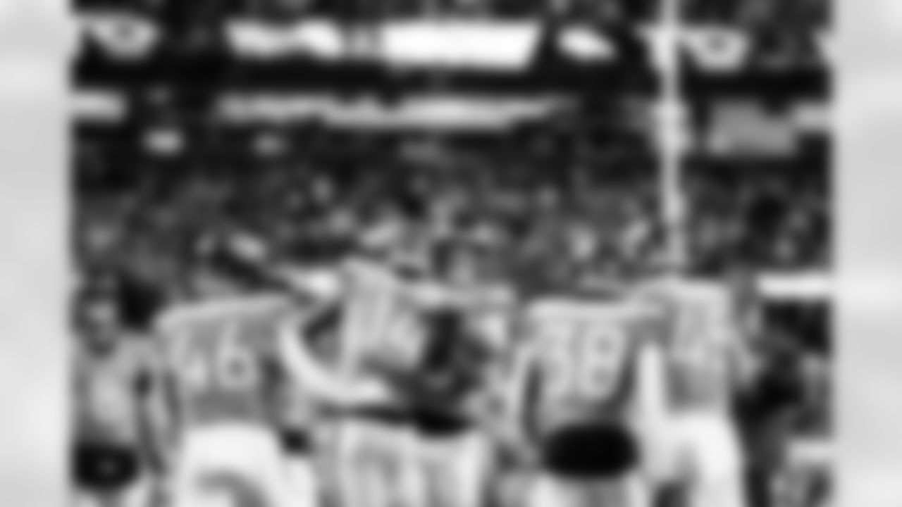 during the Broncos' Week 15 game against the Green Bay Packers at Empower Field at Mile High in Denver, Colorado on December 14, 2025. Photo by Gabriel Christus / Denver Broncos