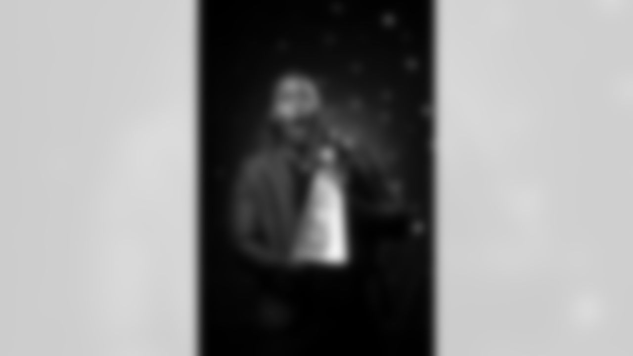 Corey Nelson poses for a portrait at the 2025 Alumni Weekend Reception on October 18, 2025. Photo by Ben Swanson / Denver Broncos