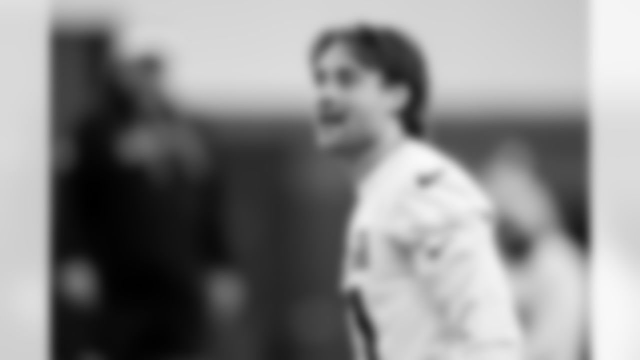 Riley Moss during practice at Broncos Park Powered by CommonSpirit in Englewood, Colorado on January 9, 2026. Photo by Ben Swanson / Denver Broncos