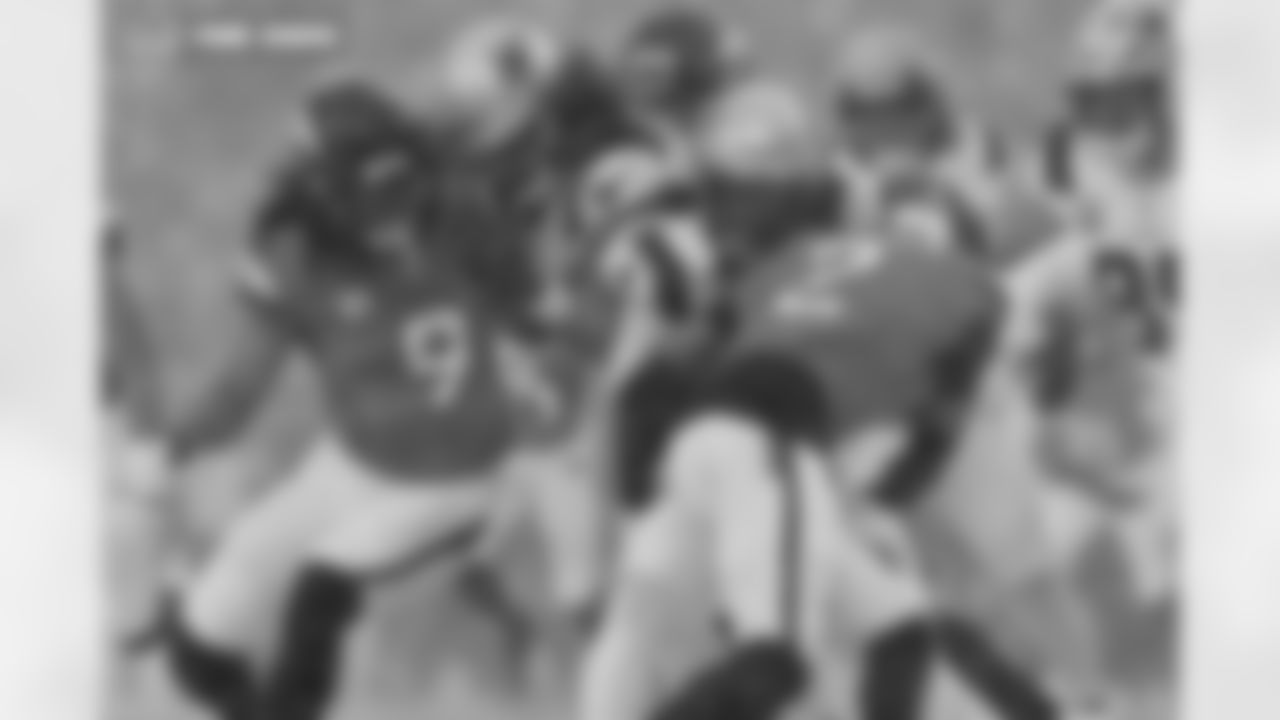 Talanoa Hufanga (9) and Pat Surtain II (2) during the AFC Championship Game between the Denver Broncos and New England Patriots at Empower Field at Mile High in Denver, Colorado on January 25, 2026. Photo by Ben Swanson / Denver Broncos