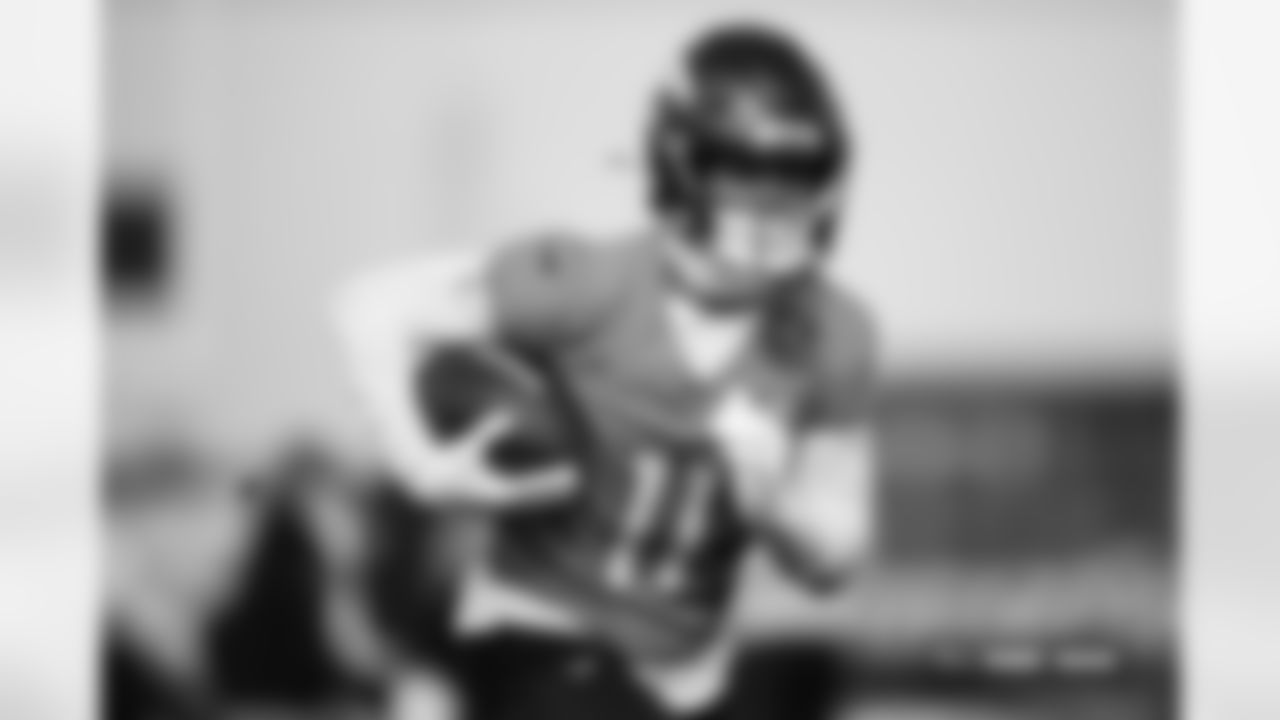 Troy Franklin during practice at Broncos Park Powered by CommonSpirit in Englewood, Colorado on November 26, 2025. Photo by Ben Swanson / Denver Broncos