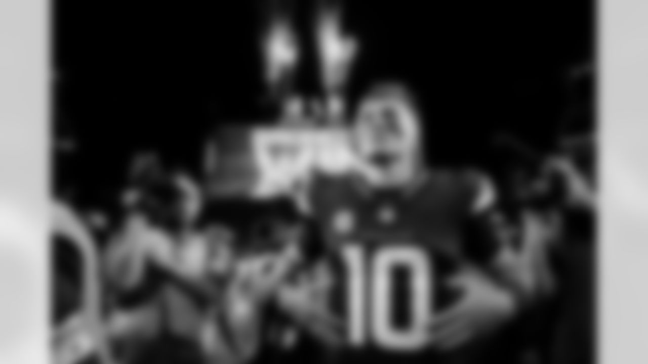 Denver Broncos quarterback Bo Nix (10) looks on after the Broncos' Week 4 game against the Cincinnati Bengals at Empower Field at Mile High in Denver, Colorado on September 29, 2025. Photo by Ben Swanson / Denver Broncos