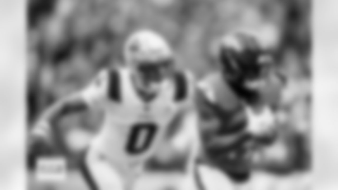 Denver Broncos wide receiver Marvin Mims Jr. (19) makes a catch during the AFC Championship Game between the Denver Broncos and New England Patriots at Empower Field at Mile High in Denver, Colorado on January 25, 2026. Photo by Gavin Liddell / Denver Broncos