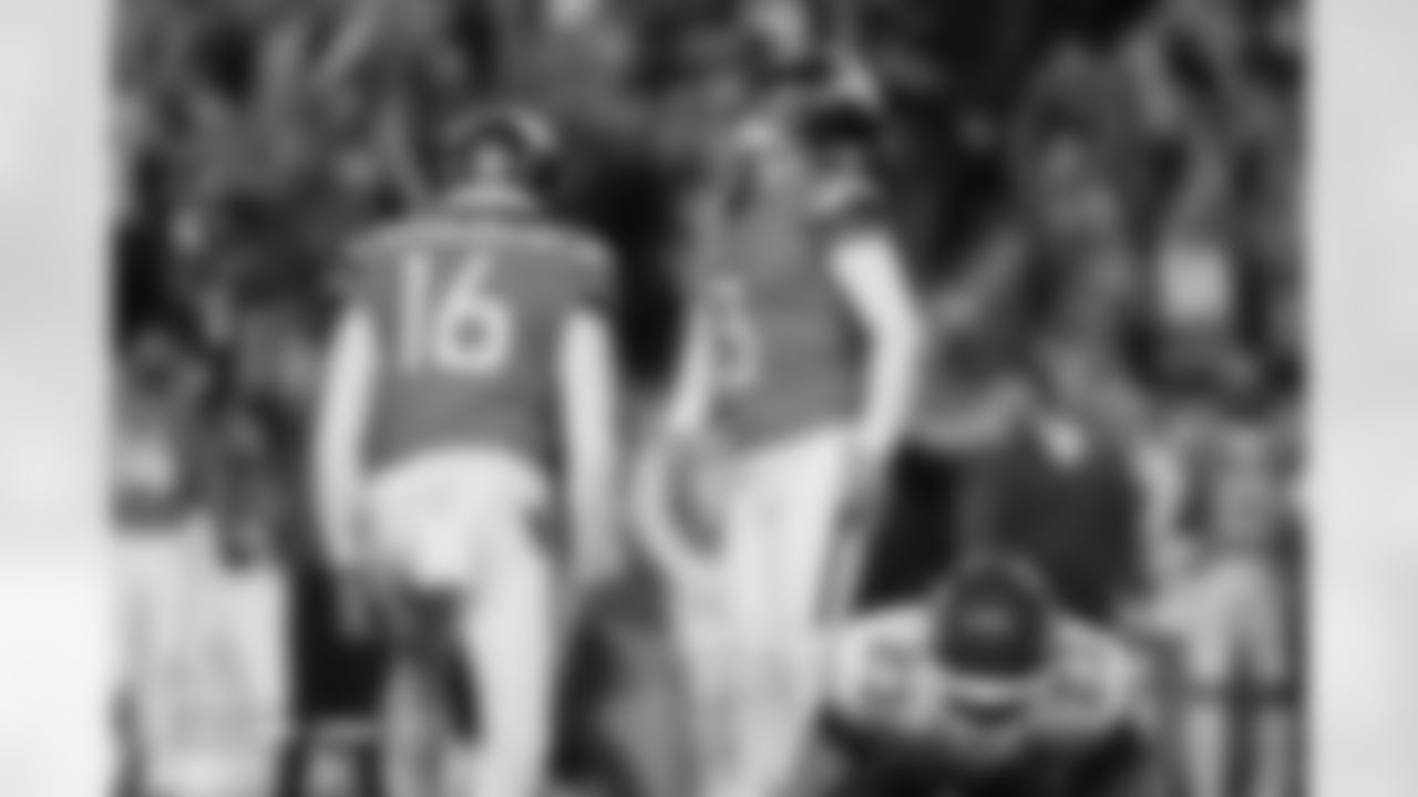 Wil Lutz (3) during the Broncos' Week 11 game against the Kansas City Chiefs at Empower Field at Mile High in Denver, Colorado on November 16, 2025. Photo by Ben Swanson / Denver Broncos