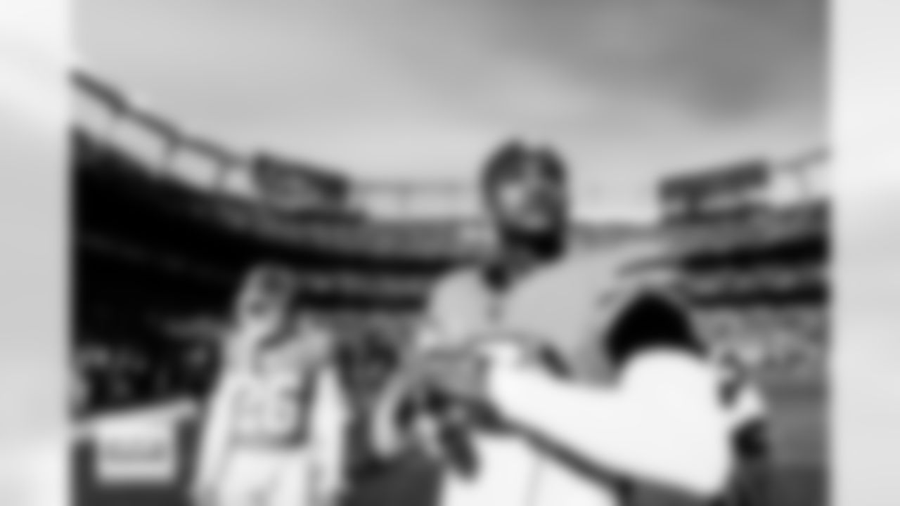 Pat Surtain II before the Broncos' Week 18 game against the Los Angeles Chargers at Empower Field at Mile High in Denver, Colorado on January 4, 2026. Photo by Gabriel Christus / Denver Broncos