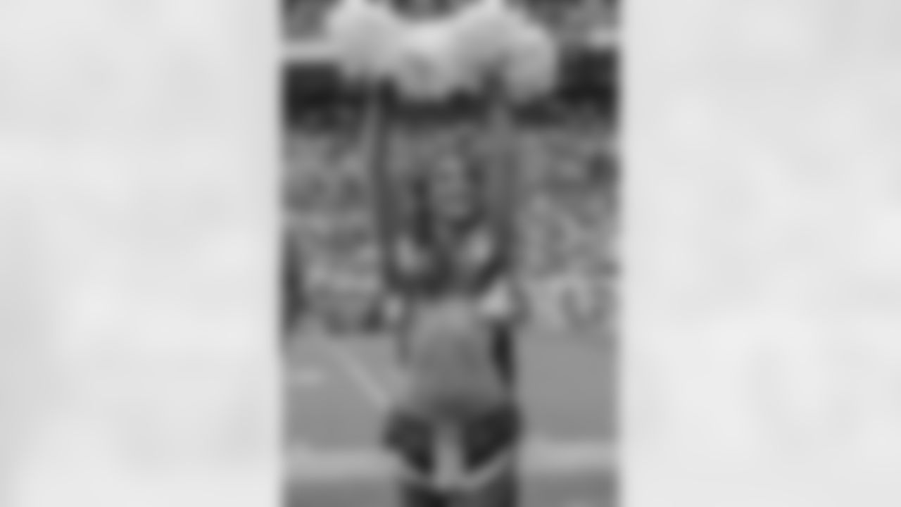 Denver Broncos Cheerleaders during the Broncos' Week 8 game against the Dallas Cowboys at Empower Field at Mile High in Denver, Colorado on October 26, 2025. Photo by Paul Cloud / Denver Broncos