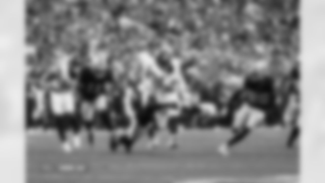 RJ Harvey (12) during the Broncos' Week 14 game against the Las Vegas Raiders at Allegiant Stadium in Las Vegas, Nevada on December 7, 2025. Photo by Ben Swanson / Denver Broncos