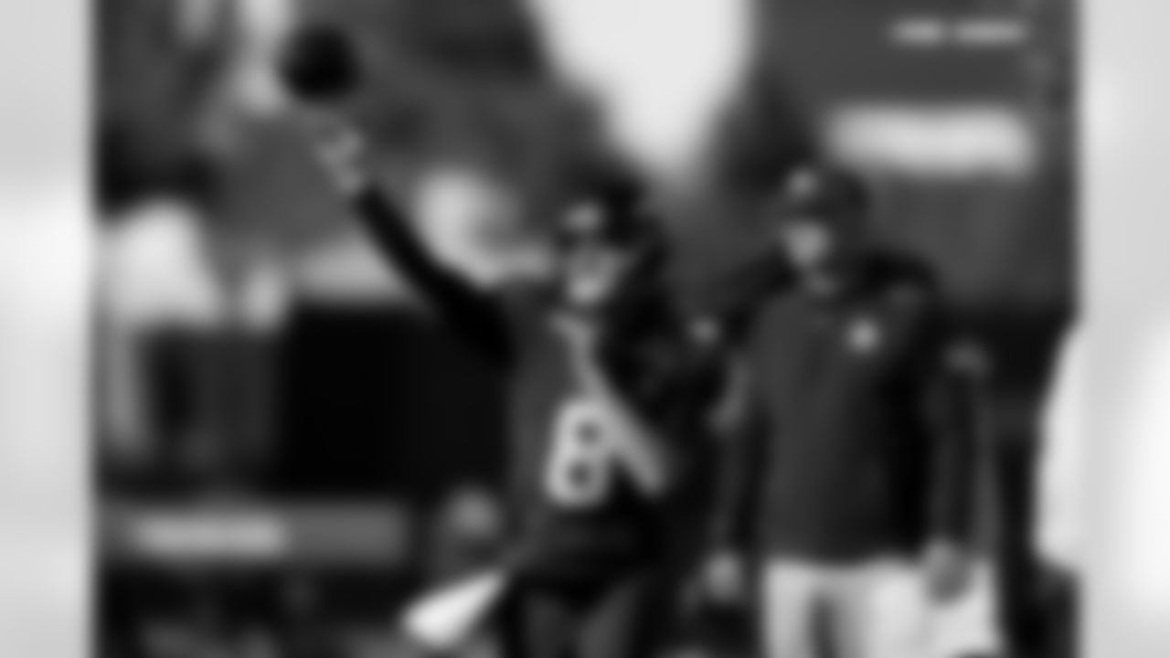 Jarrett Stidham during practice on Wednesday, January 21, 2026 at Broncos Park Powered by CommonSpirit in Englewood, Colorado.
Photo by Gabriel Christus / Denver Broncos