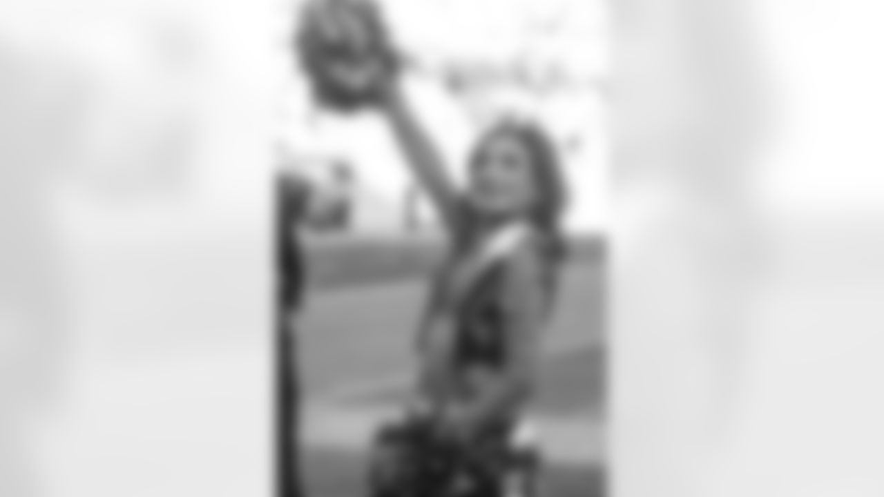 Denver Broncos Cheerleaders during the Broncos' Week 15 game against the Green Bay Packers at Empower Field at Mile High in Denver, Colorado on December 14, 2025. Photo by Paul Cloud / Denver Broncos