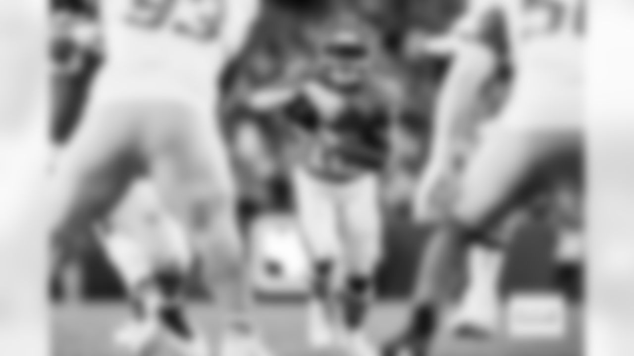 RJ Harvey during the Broncos' Week 18 game against the Los Angeles Chargers at Empower Field at Mile High in Denver, Colorado on January 4, 2026. Photo by Gavin Liddell / Denver Broncos