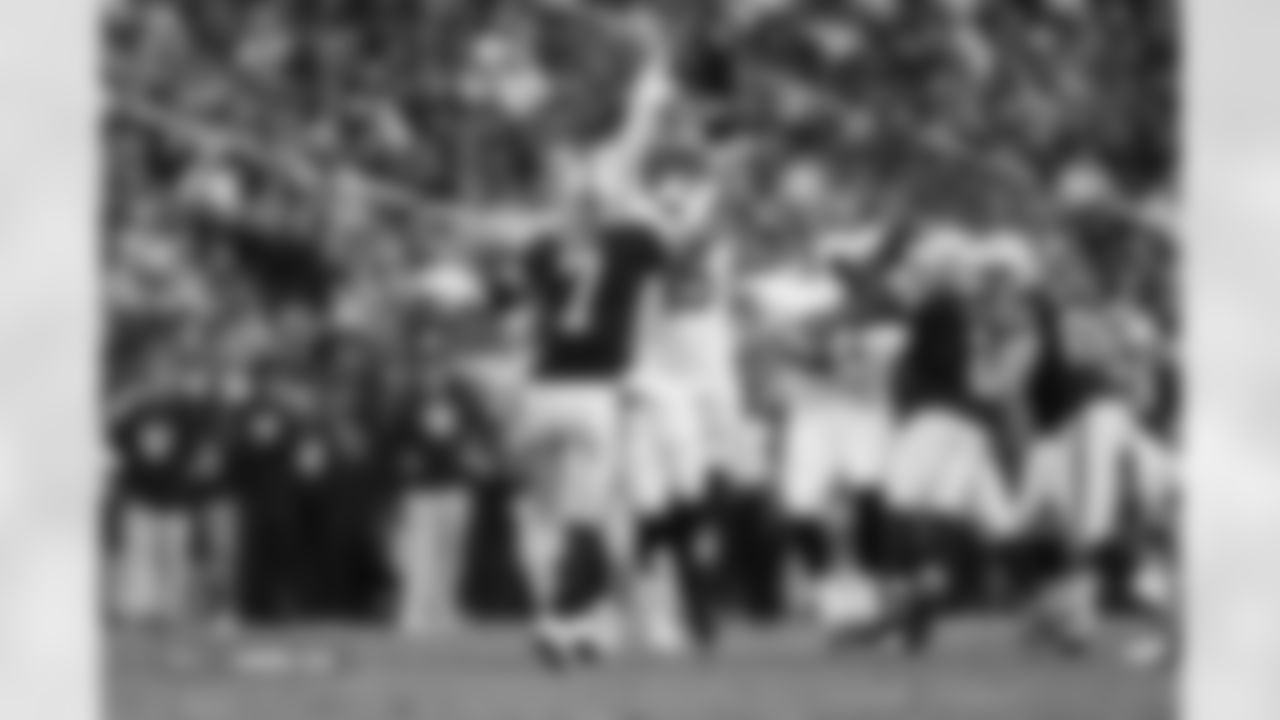 Nik Bonitto (15) during the Broncos' Week 14 game against the Las Vegas Raiders at Allegiant Stadium in Las Vegas, Nevada on December 7, 2025. Photo by Gabriel Christus / Denver Broncos