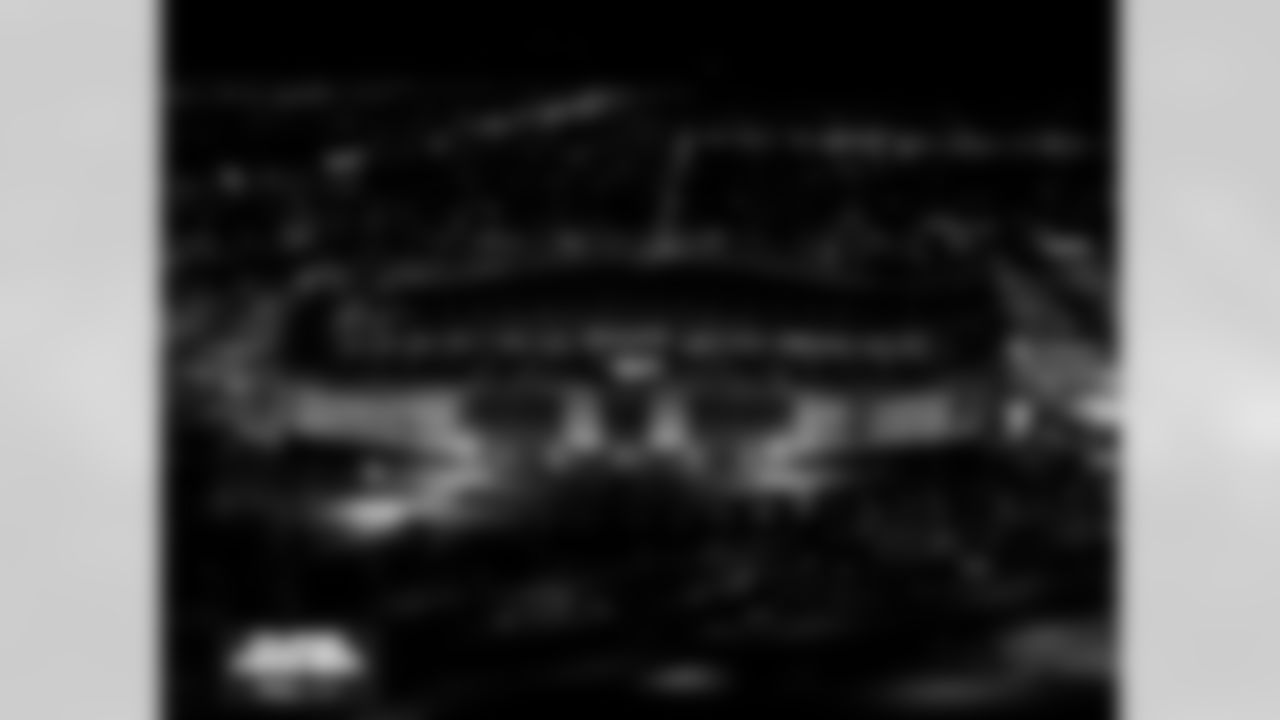 Empower Field at Mile High is lit up in orange and blue in support of the Denver Broncos playoff push on Monday, January 12, 2026 in Denver, Colorado.
Photo by Gabriel Christus / Denver Broncos