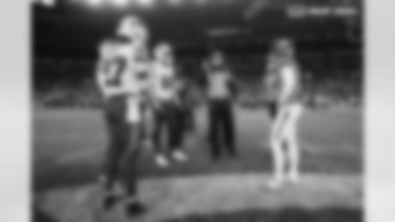 Wil Lutz (3) during the Broncos' Divisional Round playoff game against the Buffalo Bills at Empower Field at Mile High in Denver, Colorado on January 17, 2026. Photo by Gabriel Christus / Denver Broncos