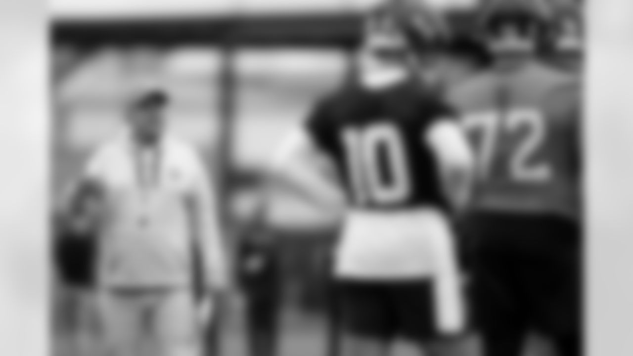 Sean Payton during an OTA practice at Broncos Park Powered by CommonSpirit in Englewood, Colorado on May 29, 2025. Photo by Ben Swanson / Denver Broncos