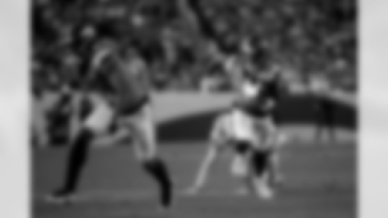 Denver Broncos wide receiver Troy Franklin (11) runs with the ball on a reception during the Broncos' Week 15 game against the Green Bay Packers at Empower Field at Mile High in Denver, Colorado on December 14, 2025. Photo by Ben Swanson / Denver Broncos