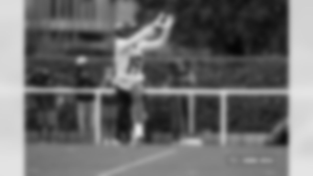 Marvin Mims Jr. during practice at Tottenham Hotspur Football Club Training Ground in Enfield, England on October 9, 2025. Photo by Gabriel Christus / Denver Broncos