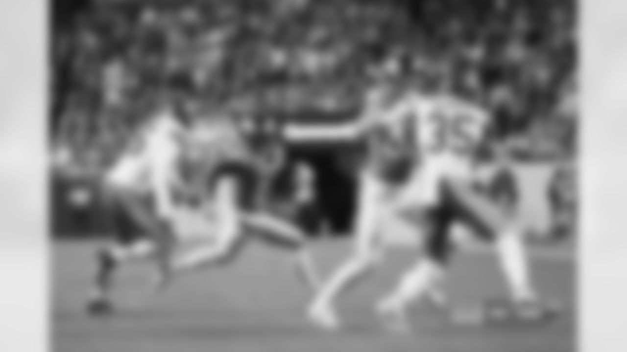 RJ Harvey (12) during the Broncos' Week 11 game against the Kansas City Chiefs at Empower Field at Mile High in Denver, Colorado on November 16, 2025. Photo by Gavin Liddell / Denver Broncos