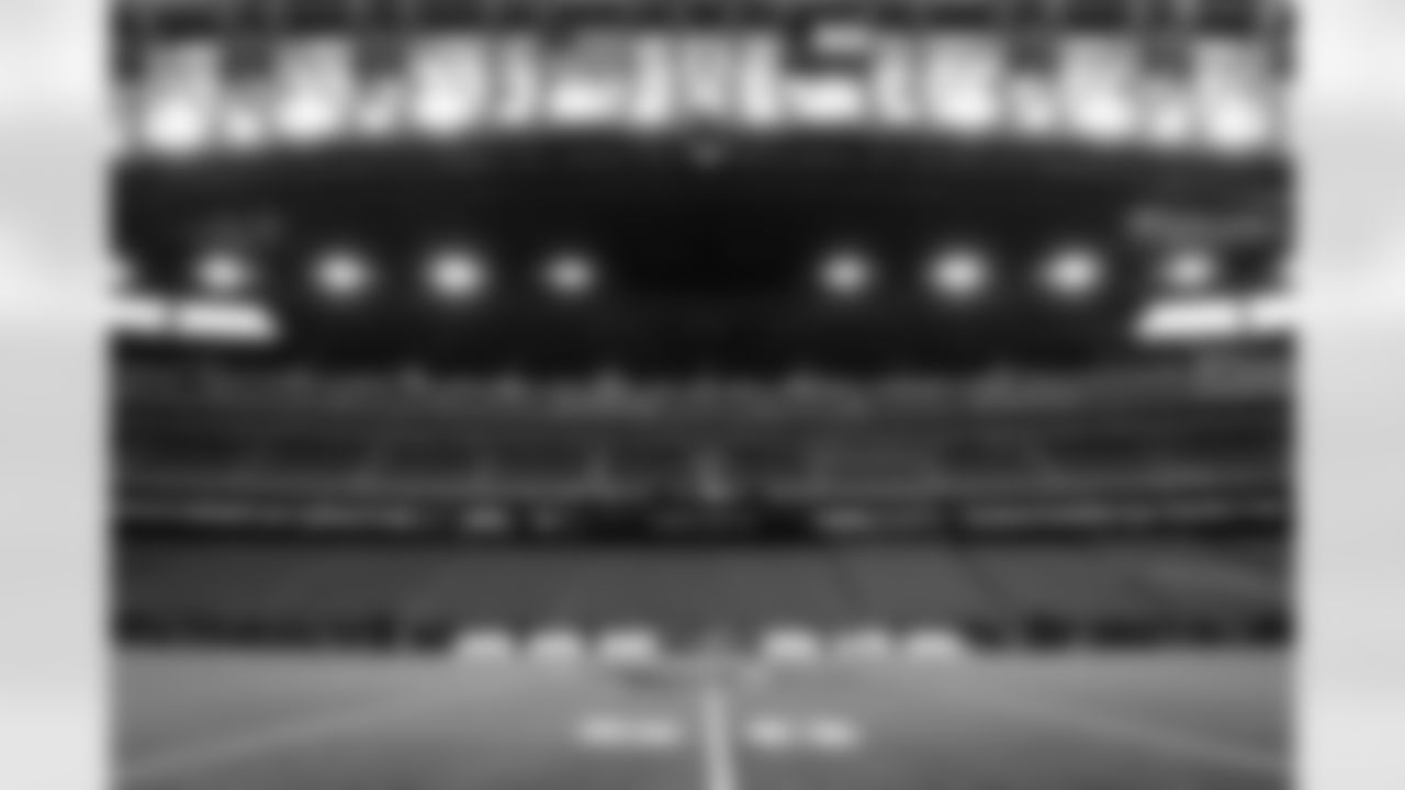 The stadium before a NFL Wild Card playoff football game between the Cleveland Browns and Houston Texans on January 13, 2024 at NRG Stadium.