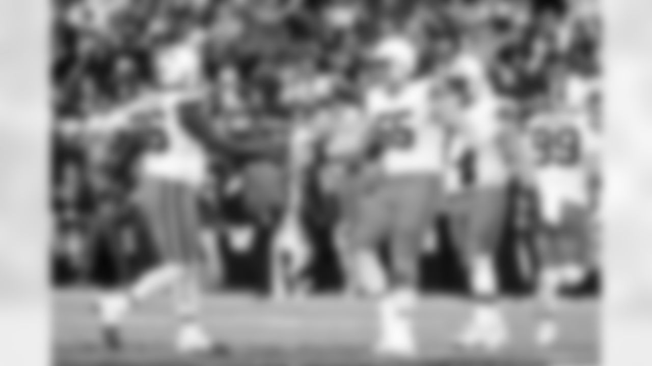 Defensive tackle Maliek Collins (96) and Center Ethan Pocic (55) during a NFL football game between the Cleveland Browns and Las Vegas Raiders on November 23, 2025 at Allegiant Stadium.