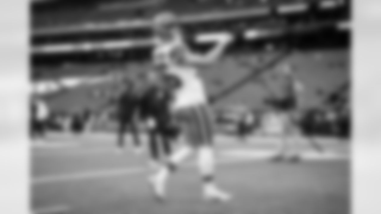 Kicker Riley Patterson (36) before a NFL Wild Card playoff football game between the Cleveland Browns and Houston Texans on January 13, 2024 at NRG Stadium.