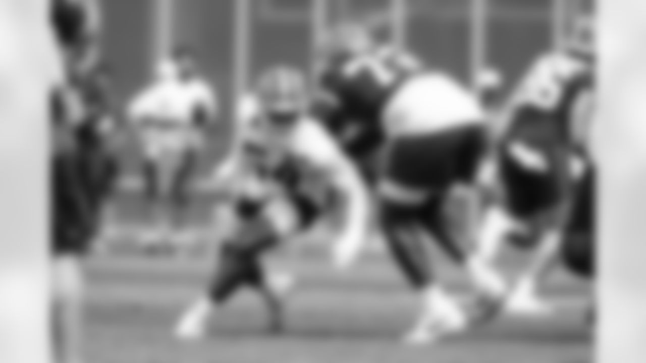 Defensive end Ogbo Okoronkwo (54) during the third day of mandatory minicamp at CrossCountry Mortgage Campus on June 12, 2025.