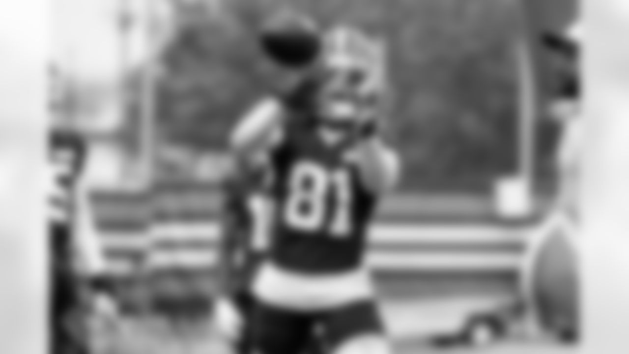 Wide receiver Michael Woods II (81) during the third day of mandatory minicamp at CrossCountry Mortgage Campus on June 12, 2025.