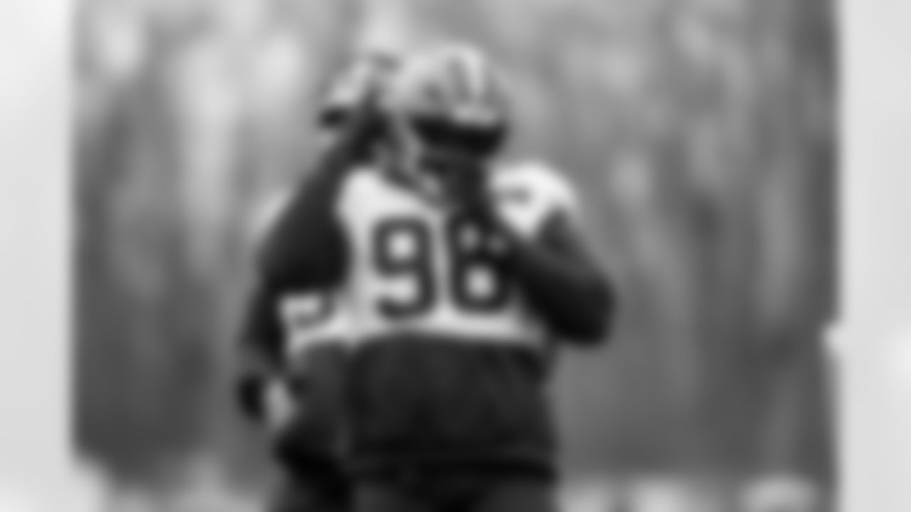 Defensive tackle Maliek Collins (96) during practice at CrossCountry Mortgage Campus on November 26, 2025.