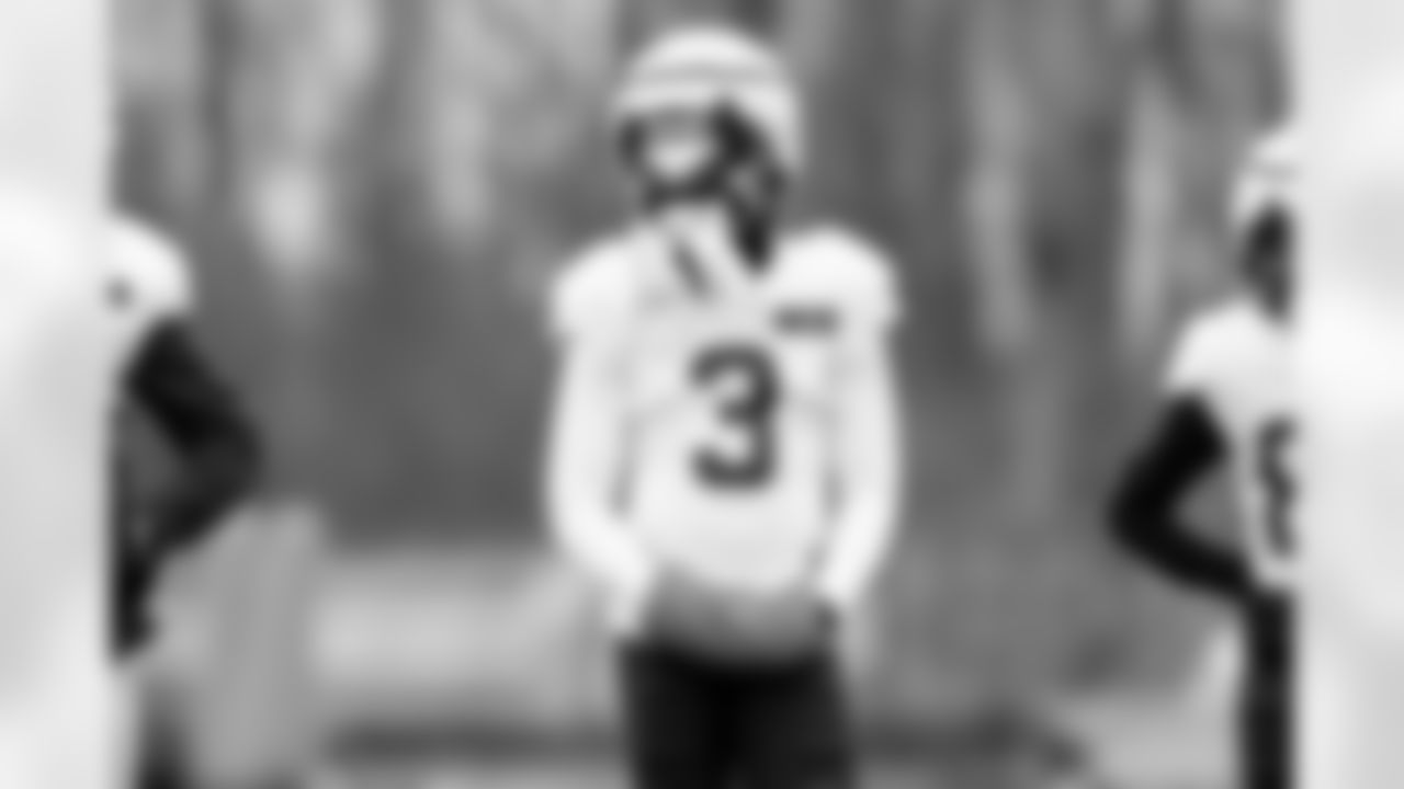 Wide receiver Jerry Jeudy (3) during practice at CrossCountry Mortgage Campus on November 19, 2025.