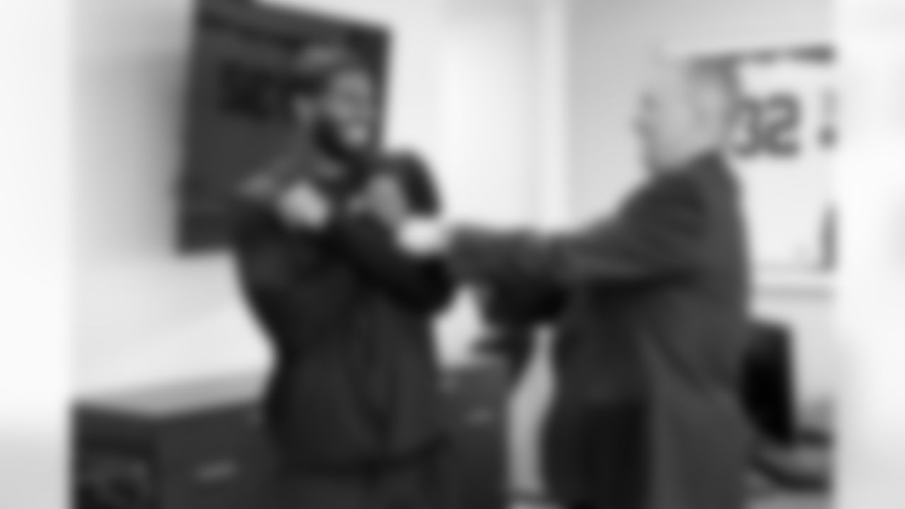 Head Coach Todd Monken arrives at CrossCountry Mortgage Campus on January 30, 2026.