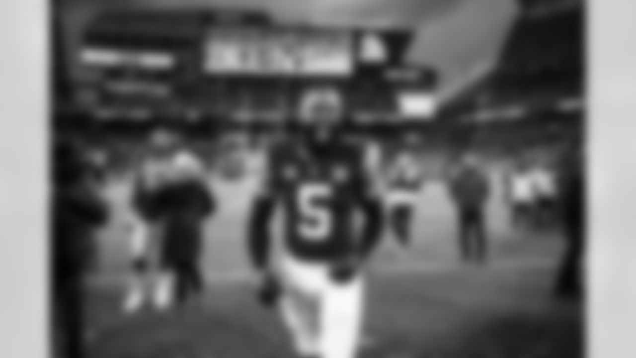 Linebacker Anthony Walker Jr. (5) after a NFL football game between the Jacksonville Jaguars and Cleveland Browns on December 10, 2023 at Cleveland Browns Stadium. The Browns won 31-27.